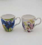Eco-Friendly custom logo stoneware colorful water tea cup chinese ceramic coffee tea cups manufacturer