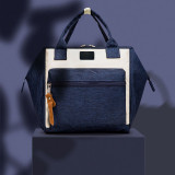 New design fashion mummy tote bags convertible shoulder bags backpack folding travel baby diaper tote bags