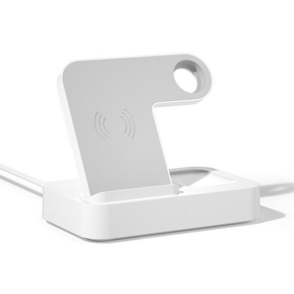 MP qi Wireless charger 10W, earphone 3W with 2 USB share 2.4A