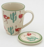 New Design Quality Cups Tea Coffee Ceramic European luxury Coffee Ceramic Cup With Lid