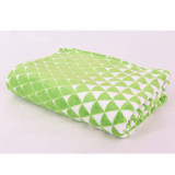 Fashion 100% Wool  knitted beautiful cozy flannel fleece blanket