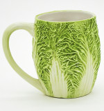 Personnalisation ceramic cup handmade 3d ceramic vegetable mugs daily ceramic water coffee cup