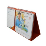 Promotional Folding Paper Creative Desk Calendar Table Calendar Printing Calendar Photo Frame Clock