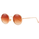 10061 Superhot Eyewear 2019 Retro Vintage Round Metal Sunglasses