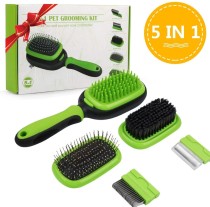 Value Pet Grooming Pack 6 Brushes Detachable Cat Dog Hair Remover Comb