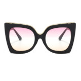 25437 Superhot Eyewear 2019 Fashion Oversized Shades Brand Designer Women Sunglasses