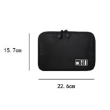 Portable digital usb charger cable bag travel electronics gadget storage organizer