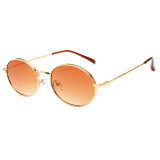 25533 Superhot Eyewear 2019 Vintage Men Women Sun glasses Retro Oval Metal Sunglasses