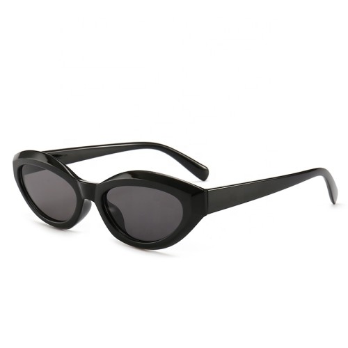 12434 Superhot Eyewear 2018 Small Retro Vintage Sun glasses Cheap Plastic White Oval Sunglasses