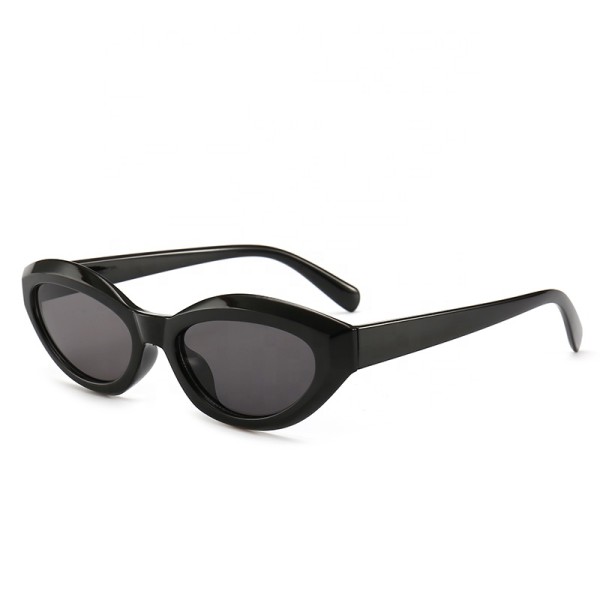 12434 Superhot Eyewear 2018 Small Retro Vintage Sun glasses Cheap Plastic White Oval Sunglasses