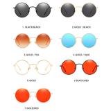 10061 Superhot Eyewear 2019 Retro Vintage Round Metal Sunglasses