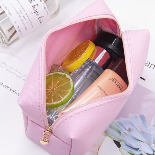 Custom logo private label cosmetic bag small PU travel makeup organizer bag zipper make up brush cosmetic pouch bags