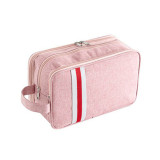 Wholesale custom logo travel cosmetic bag bulk makeup bag for women