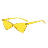 10452 Superhot Eyewear 2018 Cateye Thick Rimless Sun glasses Fashion Candy Cat Eye Sunglasses