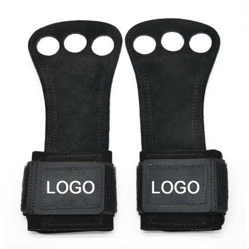 Custom Cowhide Leather Weight Lifting Gym Gloves