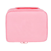 Factory OEM new design multilarge capacity compartments cosmetics packing bag travel portable small makeup bags