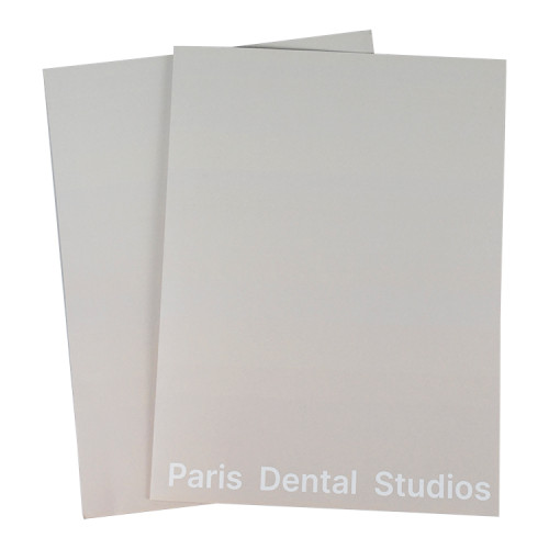 Cheap Bulk China Factory Custom 2 Pocket Art Card Folder For Dental Body Shop with Business Card Slot