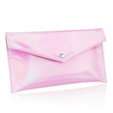 Hologram PU Leather Makeup Brushes Set Blush Blending Eyeshadow Travel Women Cosmetic Bag