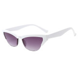 13645 Superhot Eyewear 2019 Fashion Women Sun glasses Half Frame Cat Eye Sunglasses