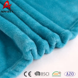 Customized color pocket baby flannel fleece blanket with tassel for kids