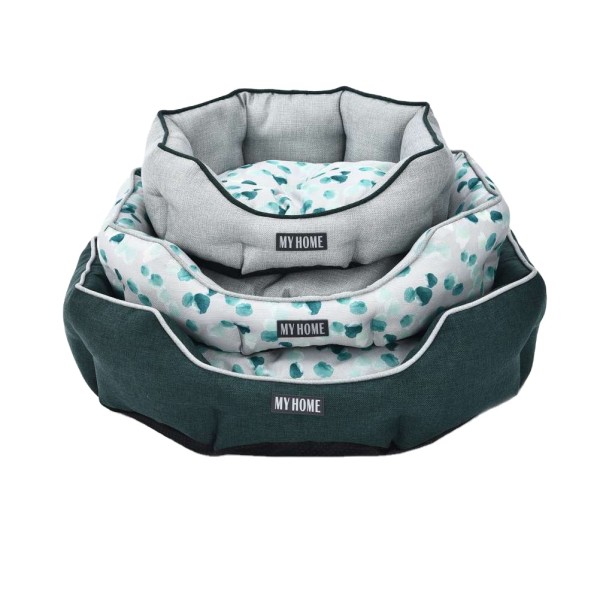 Spring Romantic Pattern Green Pet Sofa Fashion Soft Warm Cozy Cat Dog Sleeping Bed