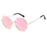 A0332 Superhot Eyewear 2019 Fashion Sun glasses Tinted Lenses Hexagon Metal Sunglasses