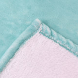 Cheap factory price digital printing flannel 100 polyester fleece blanket