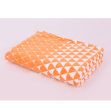 Fashion 100% Wool  knitted beautiful cozy flannel fleece blanket