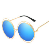 8048 Superhot Eyewear Oversized Round Double Rim Sun glasses Fashion Women Sunglasses