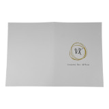 Cheap Custom Printed Logo A4 A5 Paper File Presentation Folder for File and Business Card