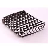 Fashion 100% Wool  knitted beautiful cozy flannel fleece blanket