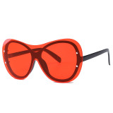 16832 Superhot Eyewear 2019 Fashion One piece lens Sun glasses Women Oversized Shades Sunglasses