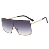 25937 Superhot Eyewear 2020 Fashion Chain Style Temple Sun glasses Flat Top Women Shades Sunglasses