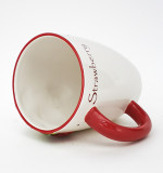 Wholesale Custom Pink Gift Milk Porcelain Cup Sublimation Reusable Coffee Ceramic Mug