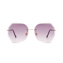 10135 Superhot Eyewear 2019 Fashion Ladies Sun glasses Shades Rimless Women Sunglasses