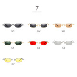 203201 Superhot Eyewear 2019 Ladies Steampunk Sun glasses Retro Vintage Small Rectangle Sunglasses