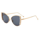 12135 Superhot Eyewear Pearl Butterfly Sun glasses 2019 Fashion Women Sunglasses