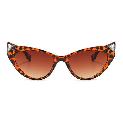 14145 Superhot Eyewear 2019 New Brand Designer Sun glasses Sexy Gem Pointed Cat Eye Sunglasses