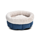 Comfort Pet Cuddler Polyester Peach Skin Fabric Sofa Memory Foam Dog Bed