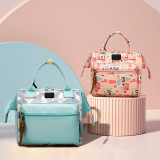 New design fashion mummy tote bags convertible shoulder bags backpack folding travel baby diaper tote bags