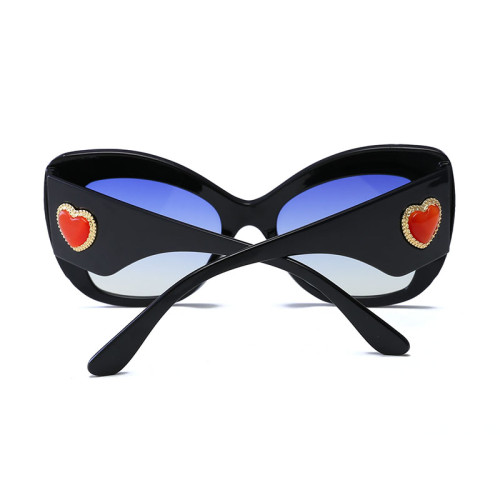 13745 Superhot Eyewear 2019 New Arrival Oversized Sun glasses Shades Love Heart Women Sunglasses