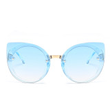22237 Superhot Eyewear 2019 New Fashion Tinted Women Round Pointed Cat Eye Sunglasses