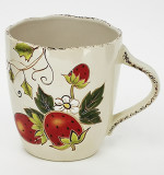 Hand Painting Mug Gold Ceramic Cup Hand Paint flower Tea Coffee Cup with Saucer Ceramics