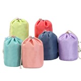 2021 Hot promotion large capacity woman cosmetic bag polyester drawstring cosmetic bag