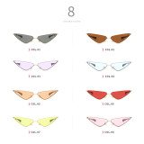 13145 Superhot Eyewear Fashion Women Sun glasses Small Half Frame Cat Eye Sunglasses