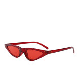 20633 Superhot Eyewear Small Size Rivet Cateye Sun glasses 2018 Triangle Cat Eye Sunglasses