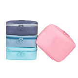 Factory OEM new design multilarge capacity compartments cosmetics packing bag travel portable small makeup bags