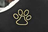 Pet Paw Print Soft Short Plush Pet Bed Cheap Comfortable Dog Bed
