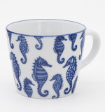 Custom luxury blanks 9oz ceramic simple sublimation mug coffee cup for gifts
