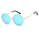 A0332 Superhot Eyewear 2019 Fashion Sun glasses Tinted Lenses Hexagon Metal Sunglasses